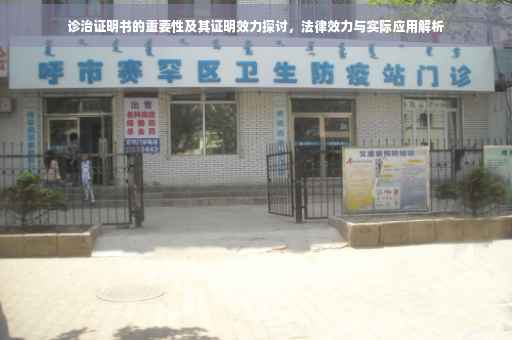 诊治证明书的重要性及其证明效力探讨，法律效力与实际应用解析