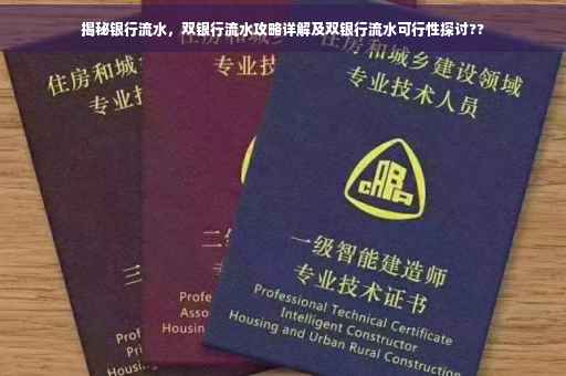 揭秘银行流水，双银行流水攻略详解及双银行流水可行性探讨??