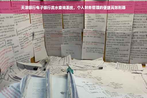 天津银行电子银行流水查询系统，个人财务管理的便捷高效利器