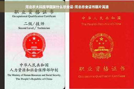 河北农大科技学院发什么毕业证-河北毕业证书图片高清