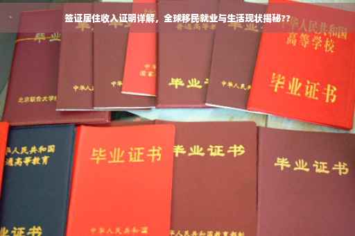签证居住收入证明详解，全球移民就业与生活现状揭秘??