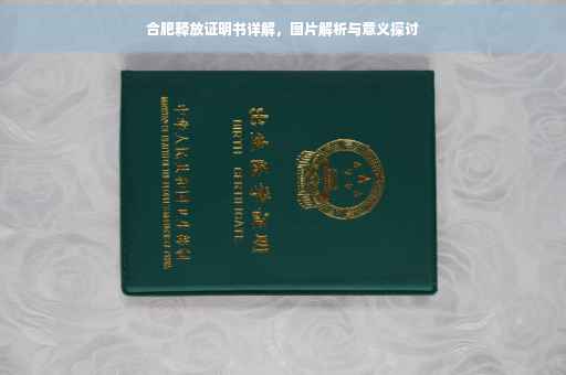 合肥释放证明书详解，图片解析与意义探讨