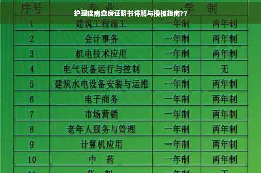 护理疾病查房证明书详解与模板指南??