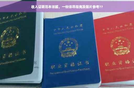 收入证明范本详解，一份详尽指南及图片参考??