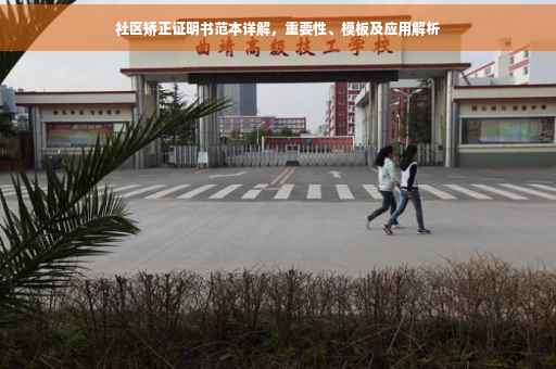 社区矫正证明书范本详解，重要性、模板及应用解析