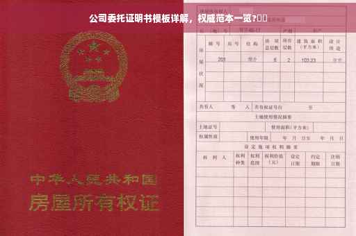 公司委托证明书模板详解，权威范本一览?⚡️