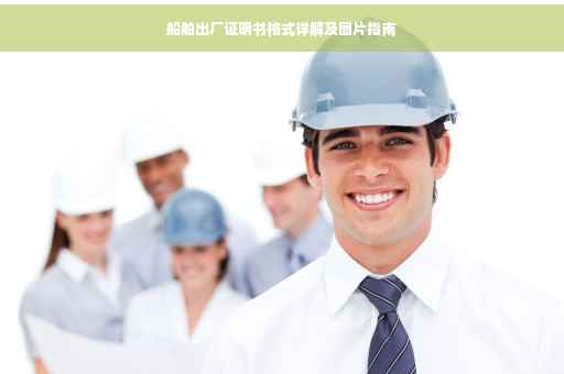 船舶出厂证明书格式详解及图片指南