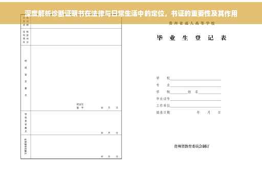 深度解析诊断证明书在法律与日常生活中的定位，书证的重要性及其作用