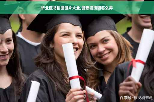 毕业证书拼图图片大全,健康证拼图怎么弄