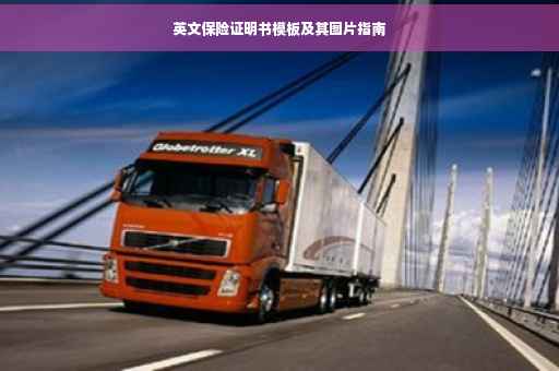 英文保险证明书模板及其图片指南