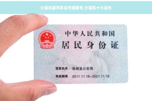 计算机程序员证书哪里考,计算机十大证书