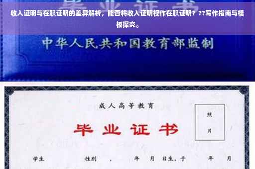 收入证明与在职证明的差异解析，能否将收入证明视作在职证明？??写作指南与模板探究。