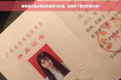 揭秘银行流水背后的真相与价值，你真的了解它的意义吗？