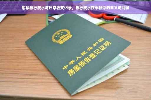 解读银行流水与日常收支记录，银行流水在手帐中的意义与洞察