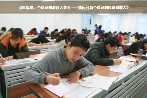 深度解析，个税证明与收入关系——如何开具个税证明以证明收入？