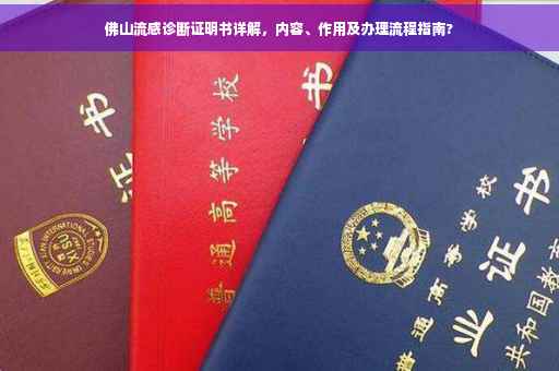 佛山流感诊断证明书详解，内容、作用及办理流程指南?