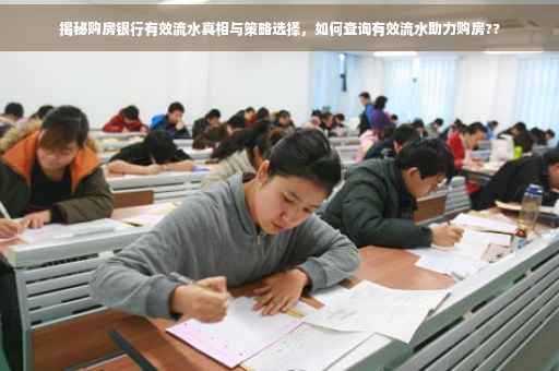 揭秘购房银行有效流水真相与策略选择，如何查询有效流水助力购房??