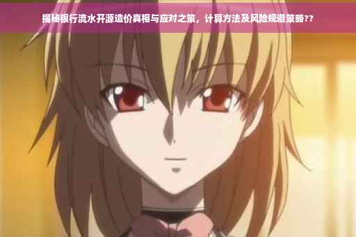 揭秘银行流水开源造价真相与应对之策，计算方法及风险规避策略??