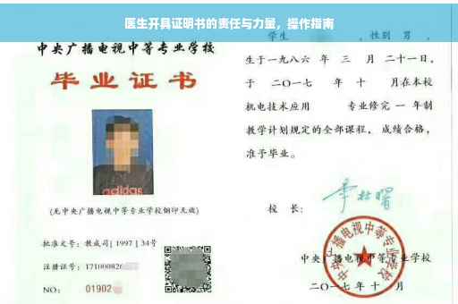 医生开具证明书的责任与力量，操作指南