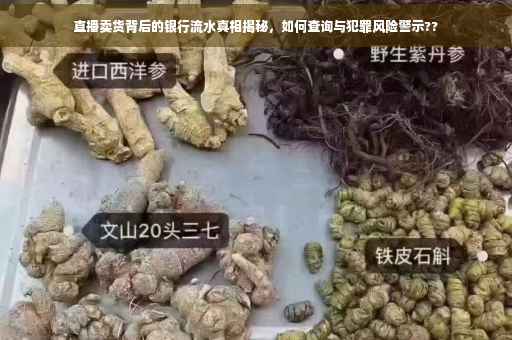 直播卖货背后的银行流水真相揭秘，如何查询与犯罪风险警示??