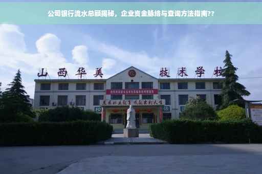 公司银行流水总额揭秘，企业资金脉络与查询方法指南??