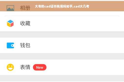大专的cad证书有用吗知乎,cad大几考