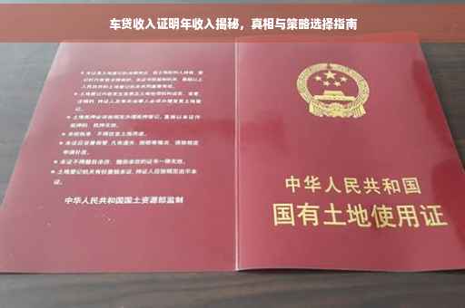 车贷收入证明年收入揭秘，真相与策略选择指南