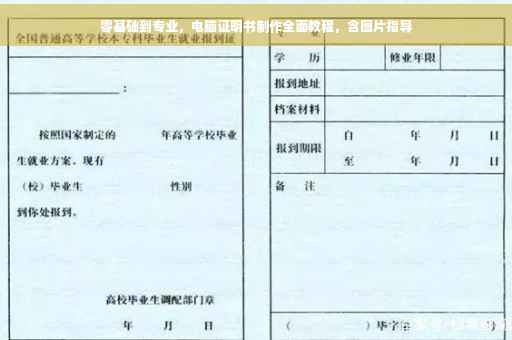 零基础到专业,电脑证明书制作全面教程,含图片指导 零基础到专业,电脑证明书制作全面教程,含图片指导