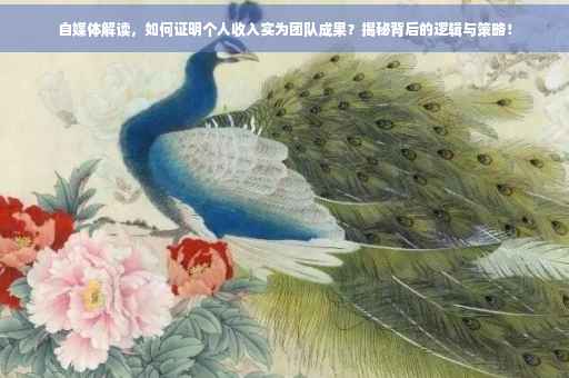 自媒体解读，如何证明个人收入实为团队成果？揭秘背后的逻辑与策略！