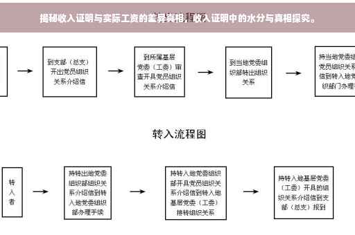 揭秘收入证明与实际工资的差异真相，收入证明中的水分与真相探究。