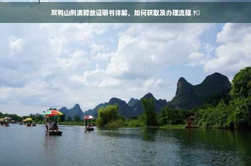 双鸭山刑满释放证明书详解，如何获取及办理流程 ?✨
