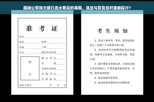 揭秘公司拖欠银行流水背后的真相，违法与否及应对策略探讨?