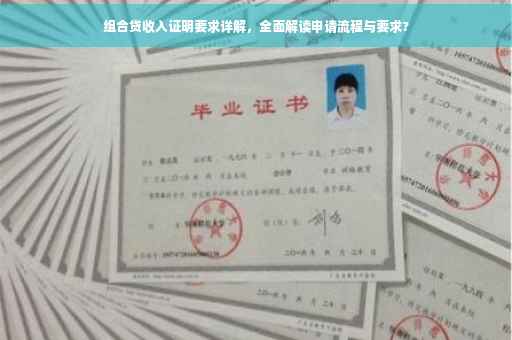 组合贷收入证明要求详解，全面解读申请流程与要求?