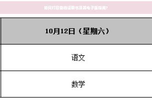 如何打印查档证明书及其电子版指南?