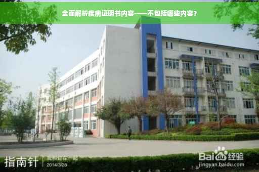 全面解析疾病证明书内容——不包括哪些内容？
