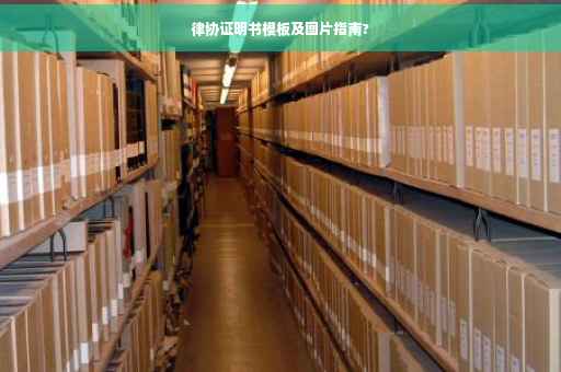 律协证明书模板及图片指南?