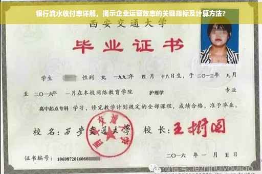 银行流水收付率详解，揭示企业运营效率的关键指标及计算方法?