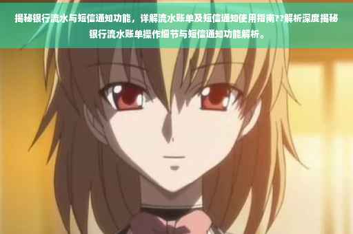 揭秘银行流水与短信通知功能，详解流水账单及短信通知使用指南??解析深度揭秘银行流水账单操作细节与短信通知功能解析。