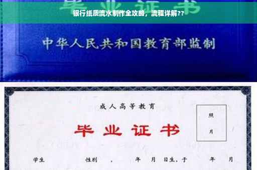 银行纸质流水制作全攻略，流程详解??
