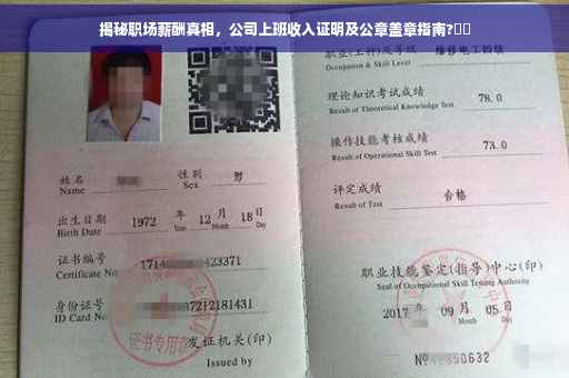 揭秘职场薪酬真相，公司上班收入证明及公章盖章指南?⚡️