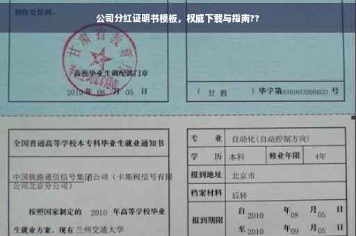 公司分红证明书模板，权威下载与指南??