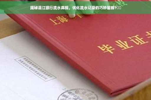 揭秘温江银行流水真相，优化流水记录的巧妙策略?⚡️