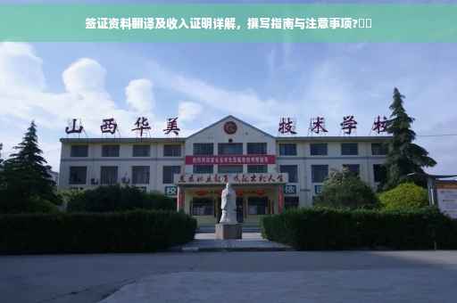签证资料翻译及收入证明详解，撰写指南与注意事项?⚡️
