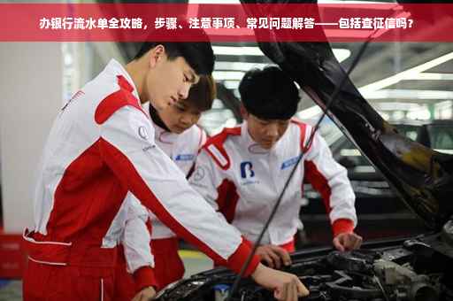 办银行流水单全攻略，步骤、注意事项、常见问题解答——包括查征信吗？