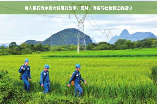 老人银行流水变大背后的故事，理财、消费与社会变迁的探讨