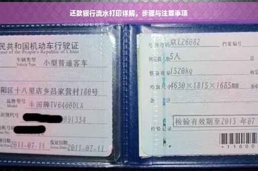 还款银行流水打印详解，步骤与注意事项