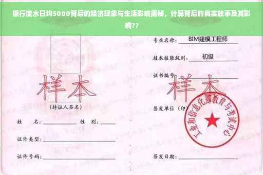 银行流水日均5000背后的经济现象与生活影响揭秘，计算背后的真实故事及其影响??
