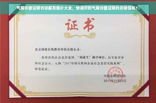气胸诊断证明书详解及图片大全，快速识别气胸诊断证明的关键信息?✨