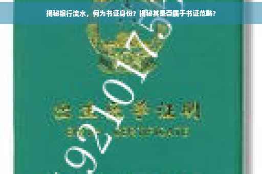 揭秘银行流水，何为书证身份？揭秘其是否属于书证范畴?