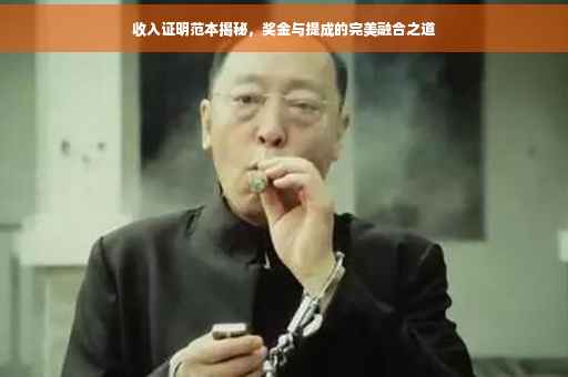 收入证明范本揭秘，奖金与提成的完美融合之道